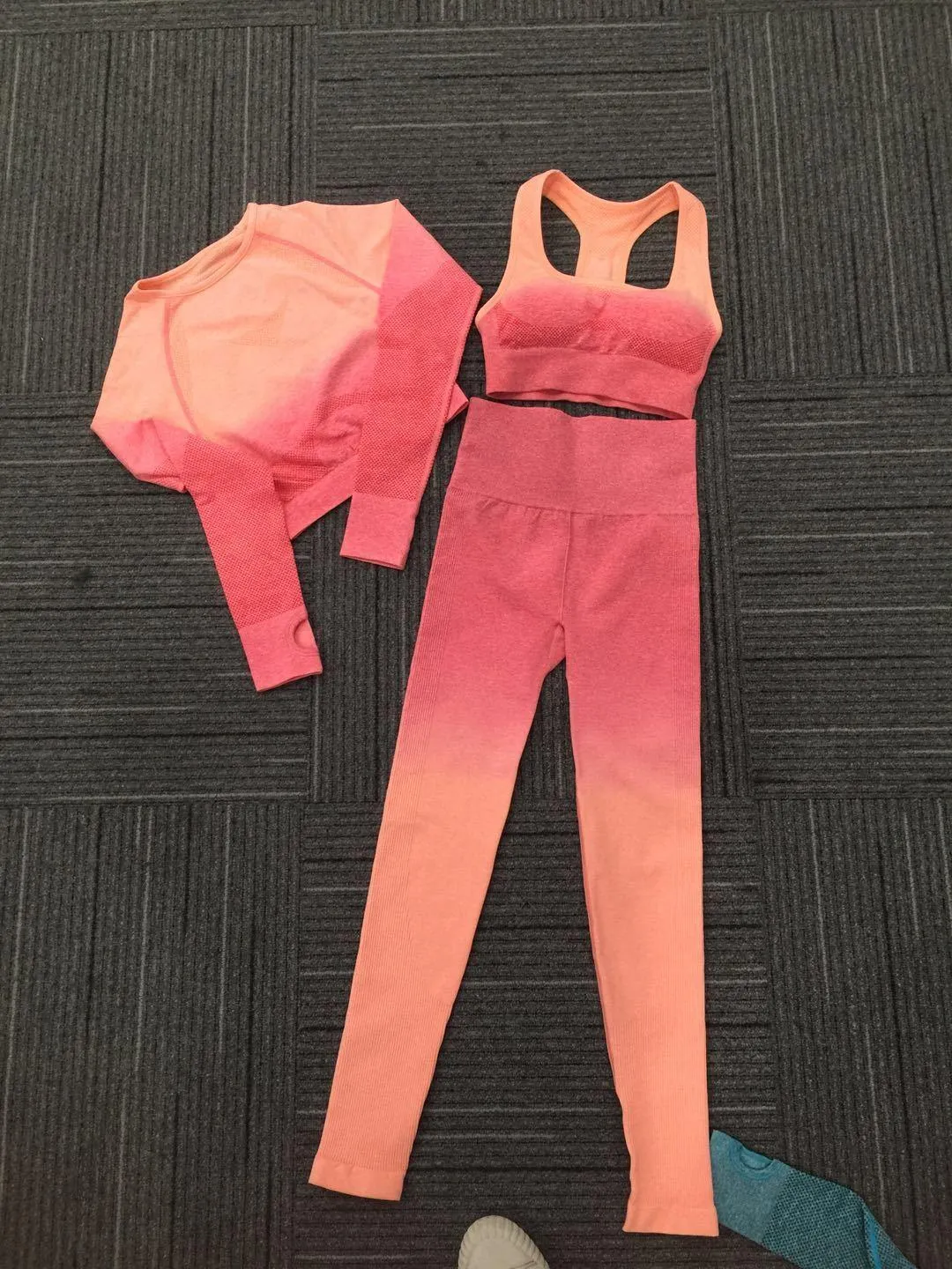 Seamless Long Sleeve Cropped Top