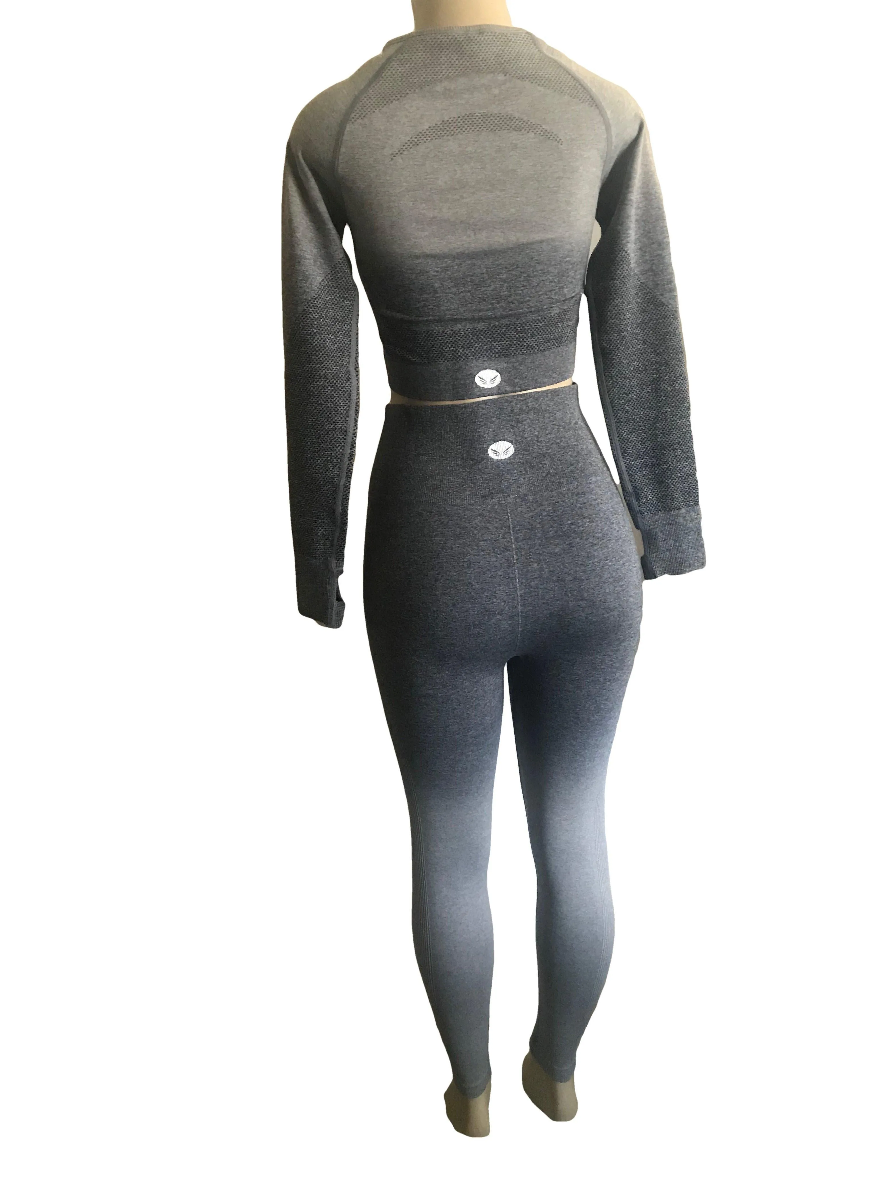 Seamless Long Sleeve Cropped Top