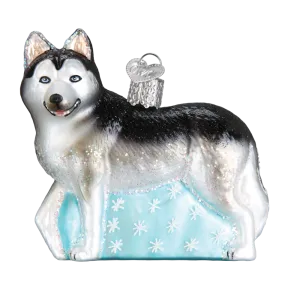Siberian Husky Old World Christmas Ornament  12489