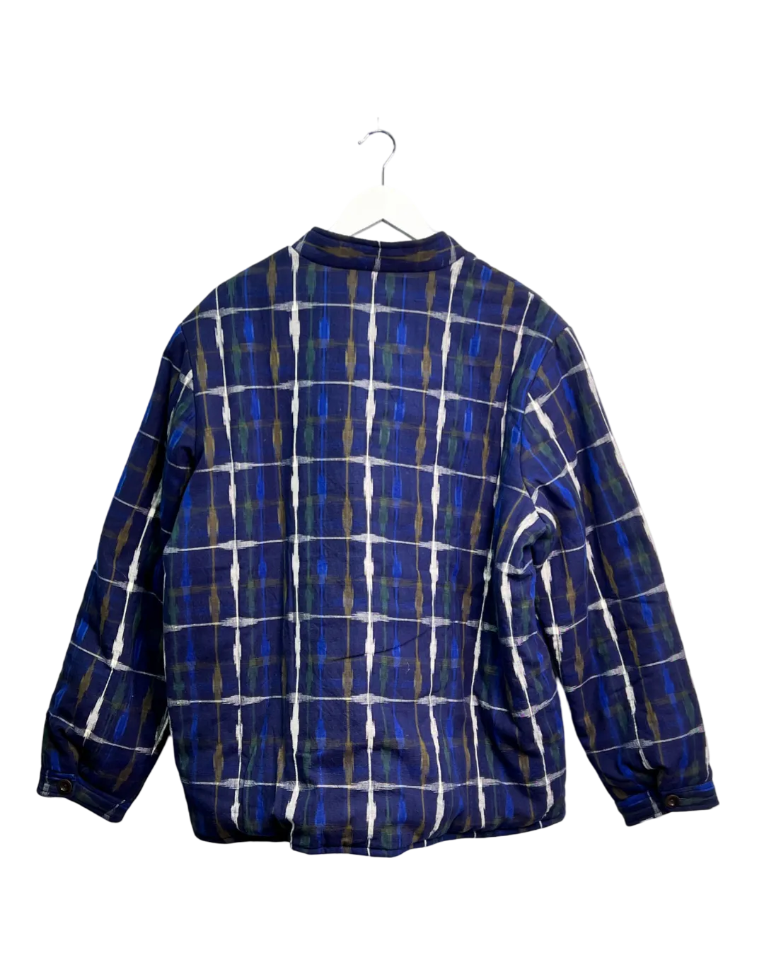 Size XL - Toast Indigo Padded Ikat Jacket
