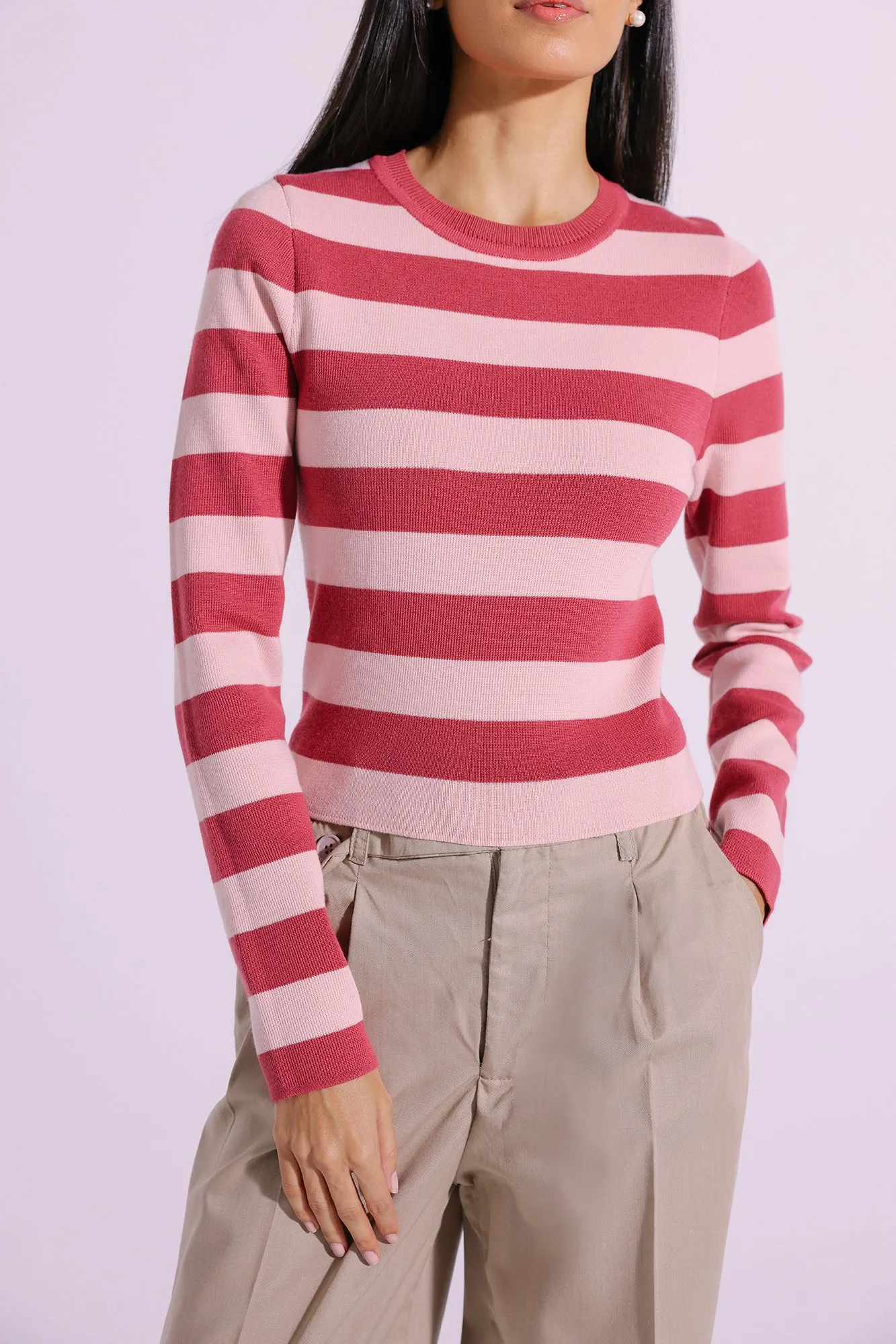 STRIPED SWEATER (E1275/108/305)
