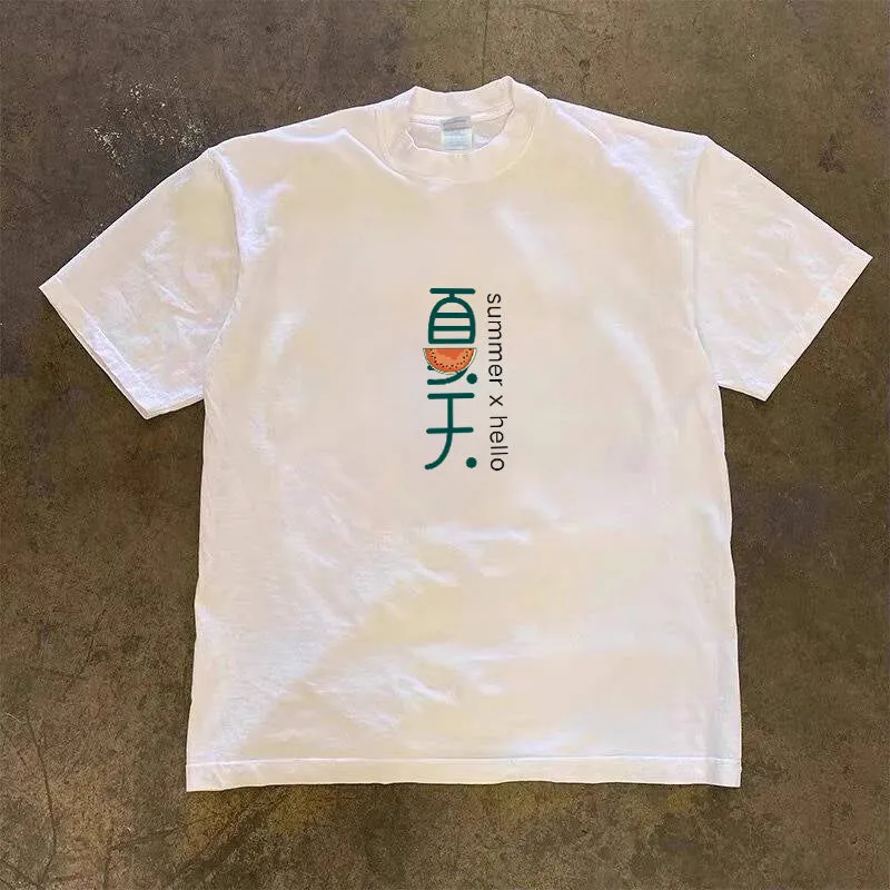 Stylish Women's Cotton Short-Sleeve T-Shirt