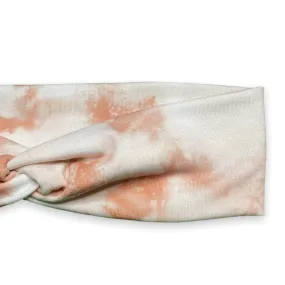 Tan Tie Dye Knotties Headband