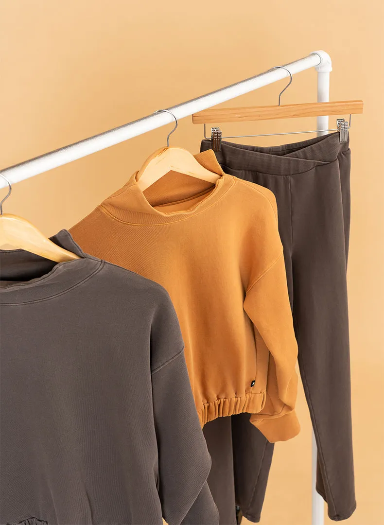 Washed Wrap Waist Pant