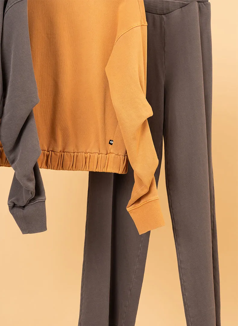 Washed Wrap Waist Pant