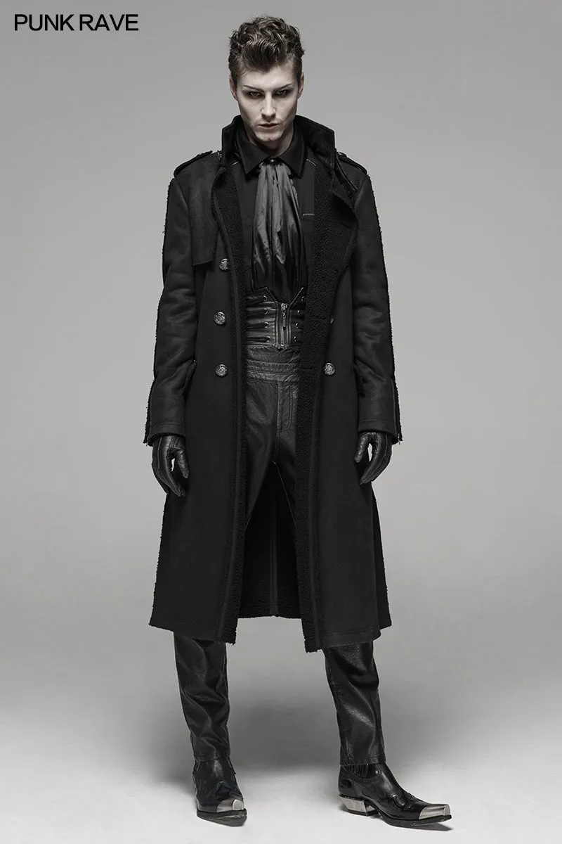 WY-1066XCM Military Style Medium Length Coat
