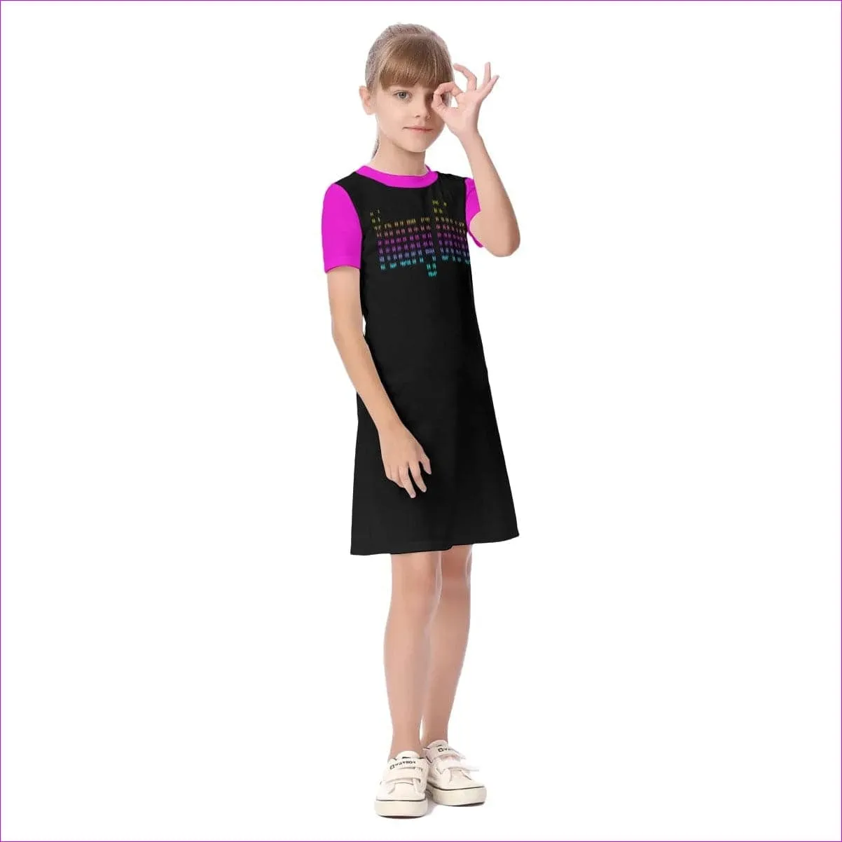 Young Diva Girls Short Sleeve Dress